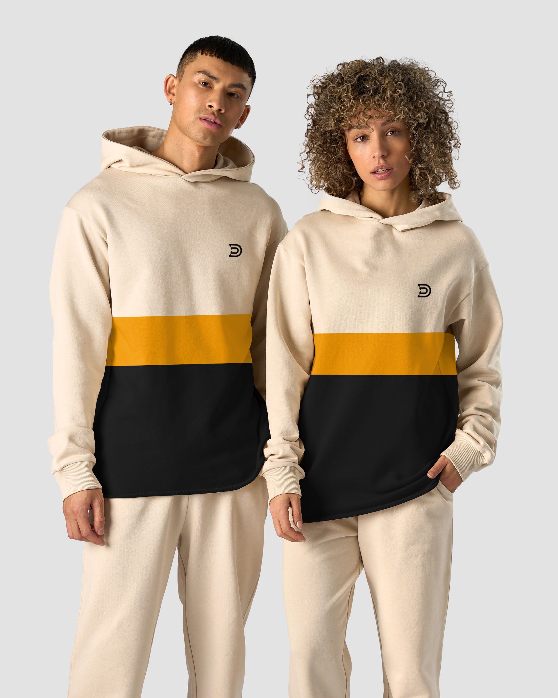 Pair Hoodies Three Parallel Comfort+