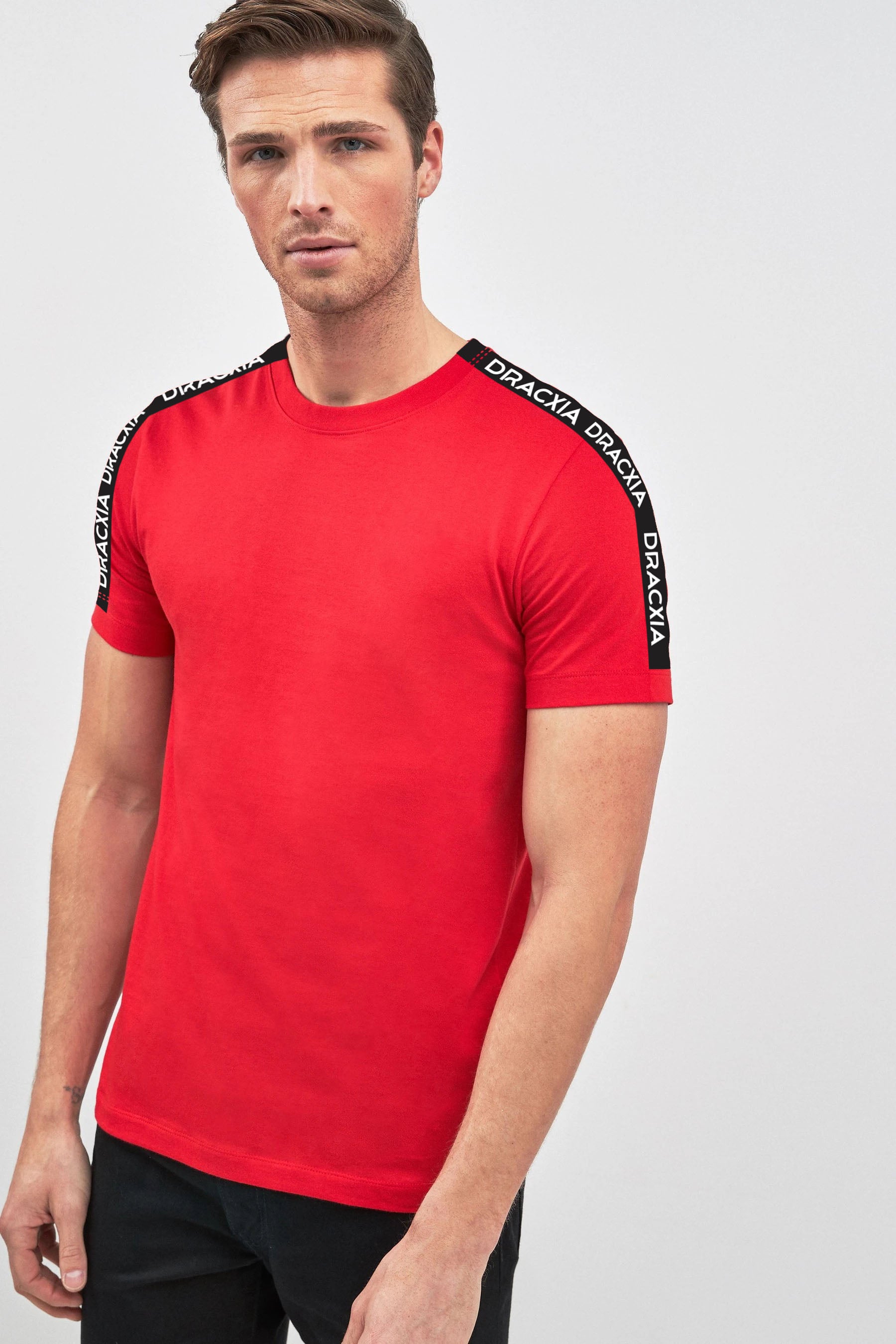 All Red "Arm Strip" Short Sleeve