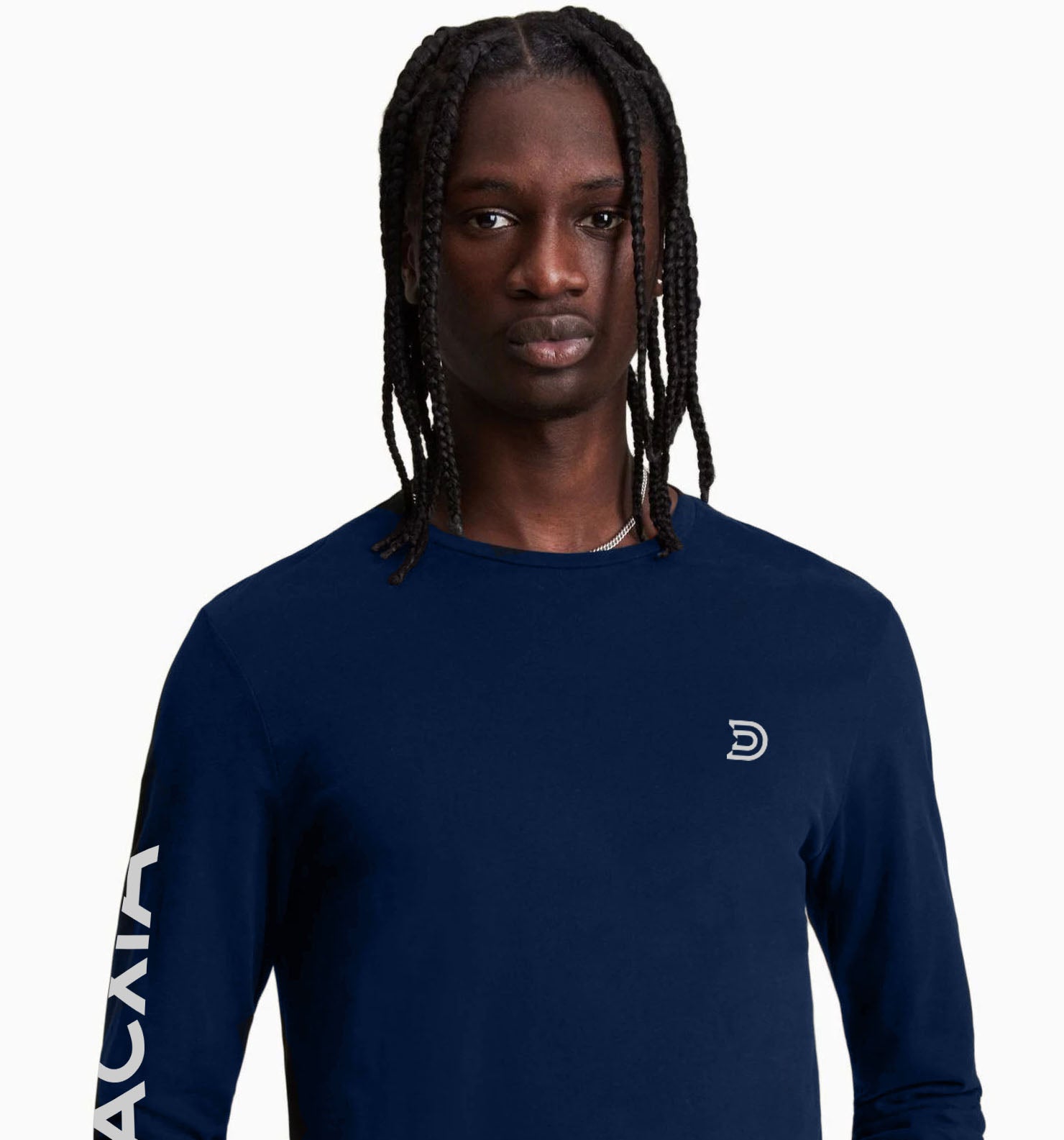 Men's Dark Blue Navy Long Sleeve