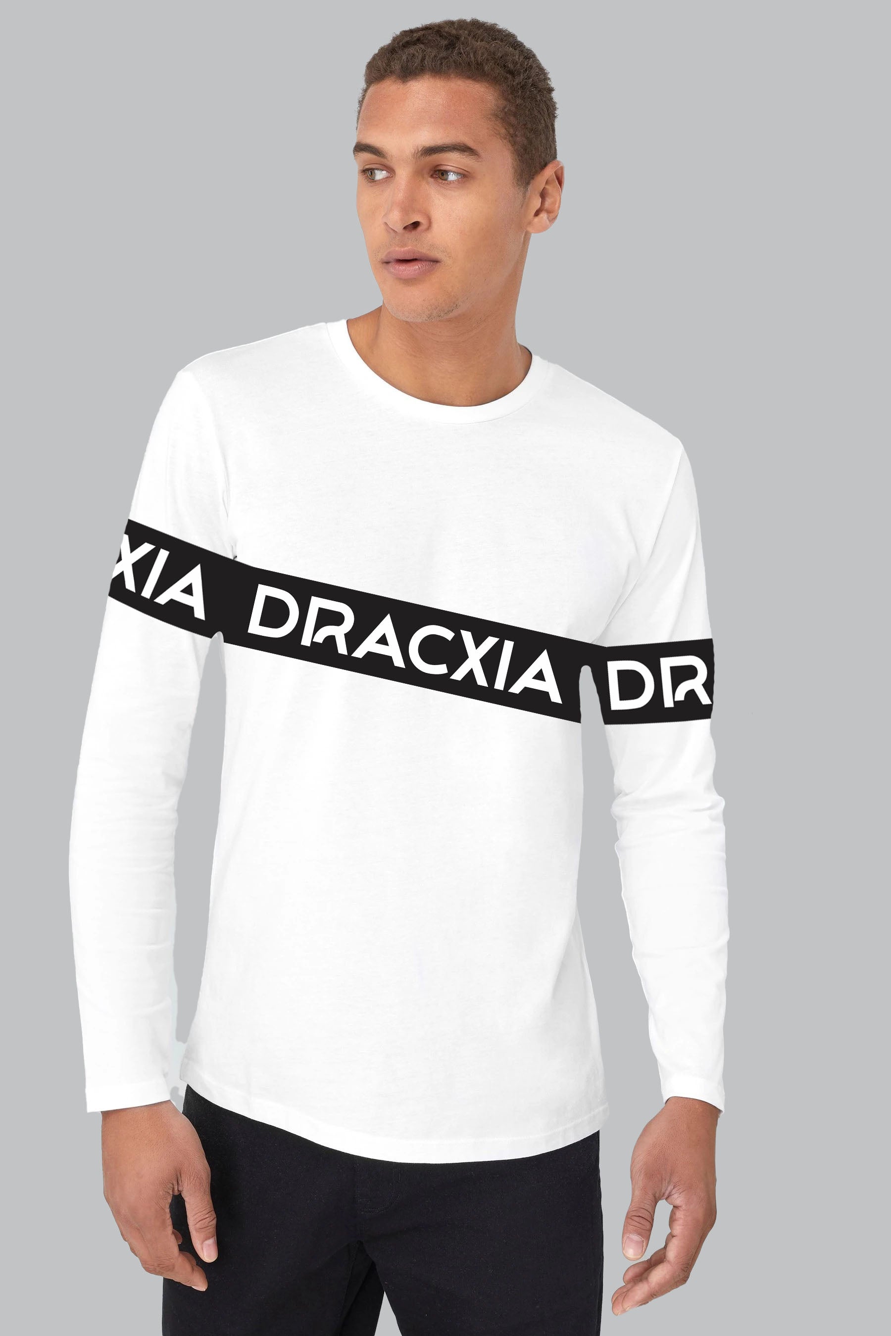 Men's White Long Sleeve