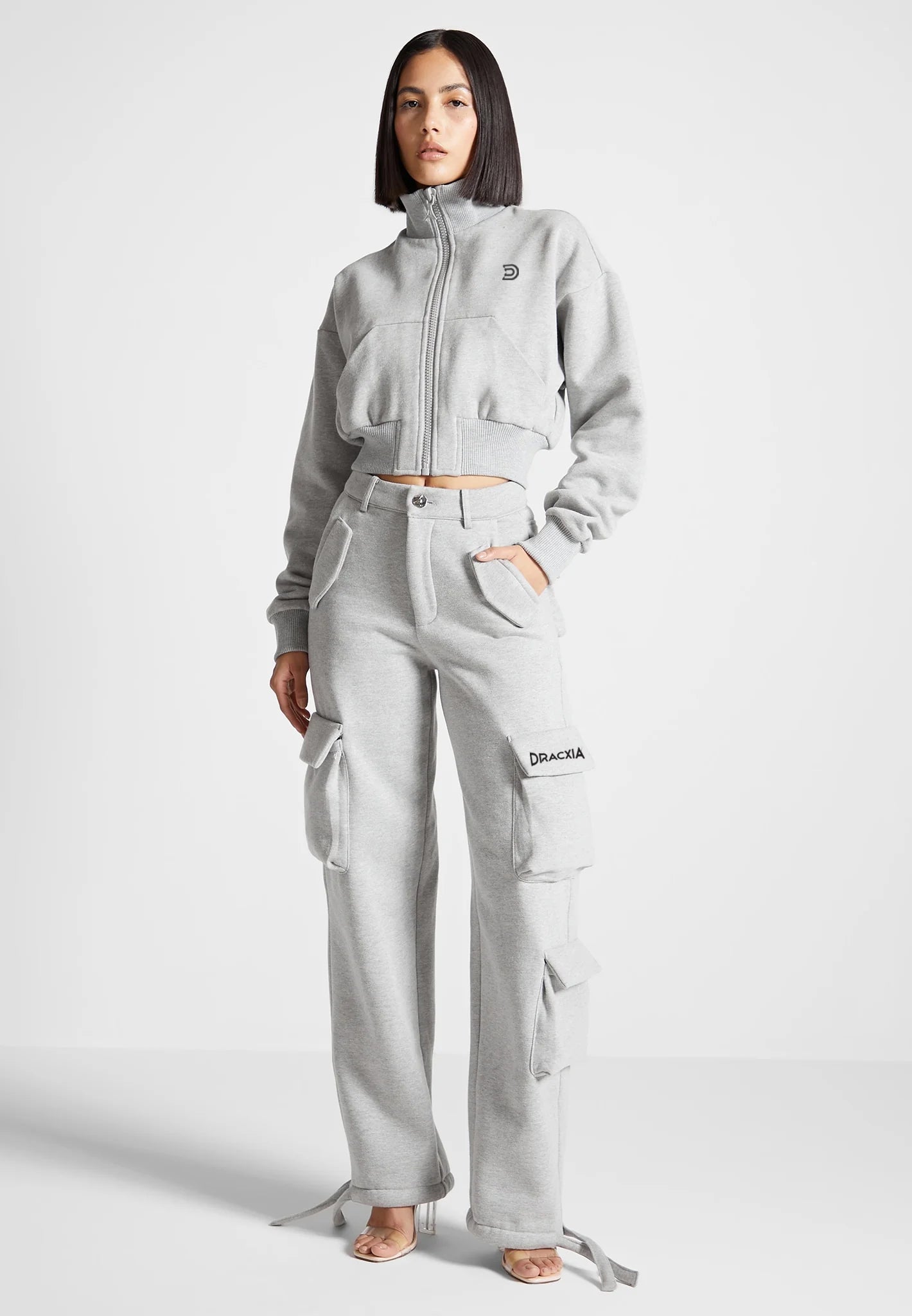 Women's "Exaggerated Silver" Track Suit