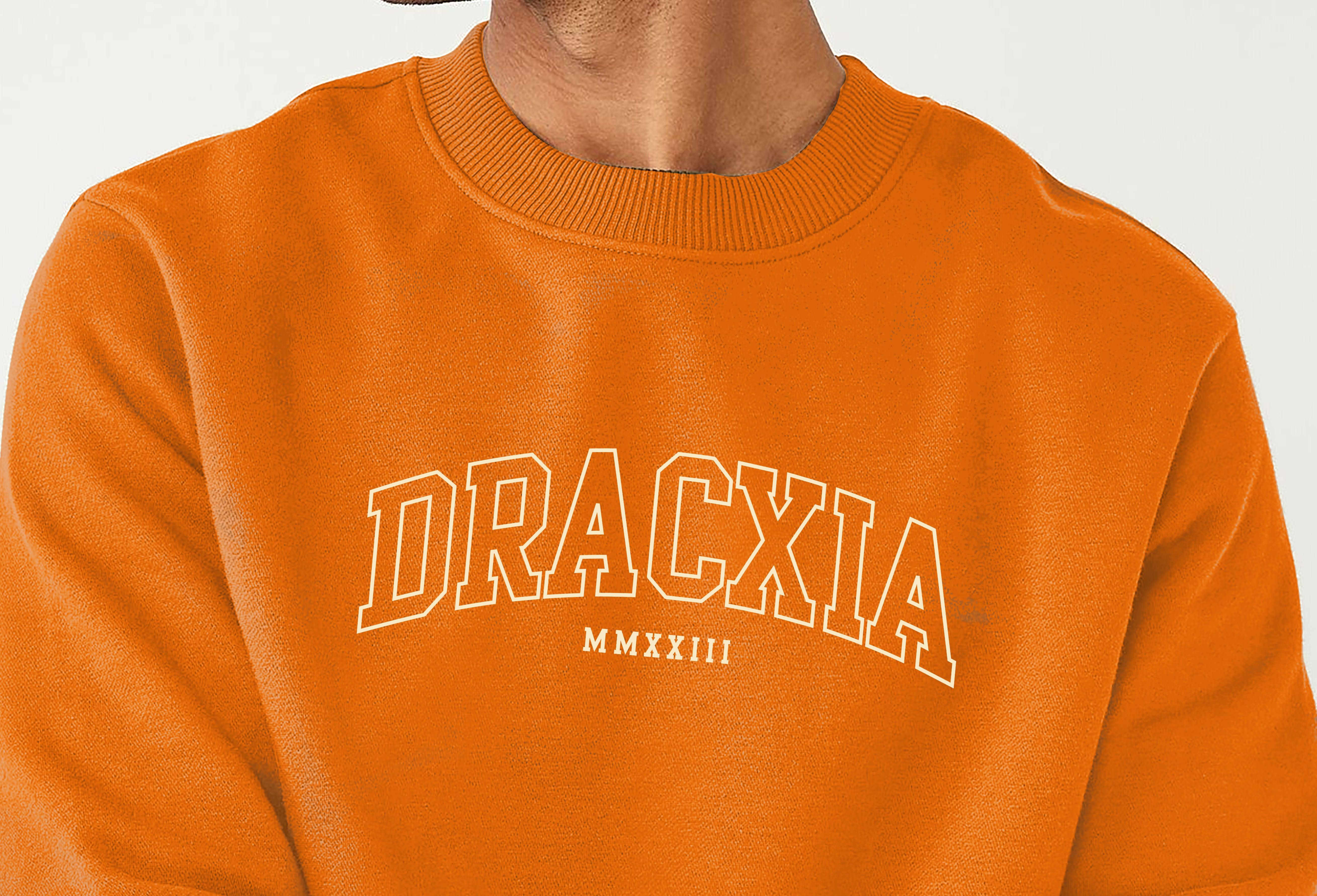 Men's Orange "Release Year" Sweatshirt