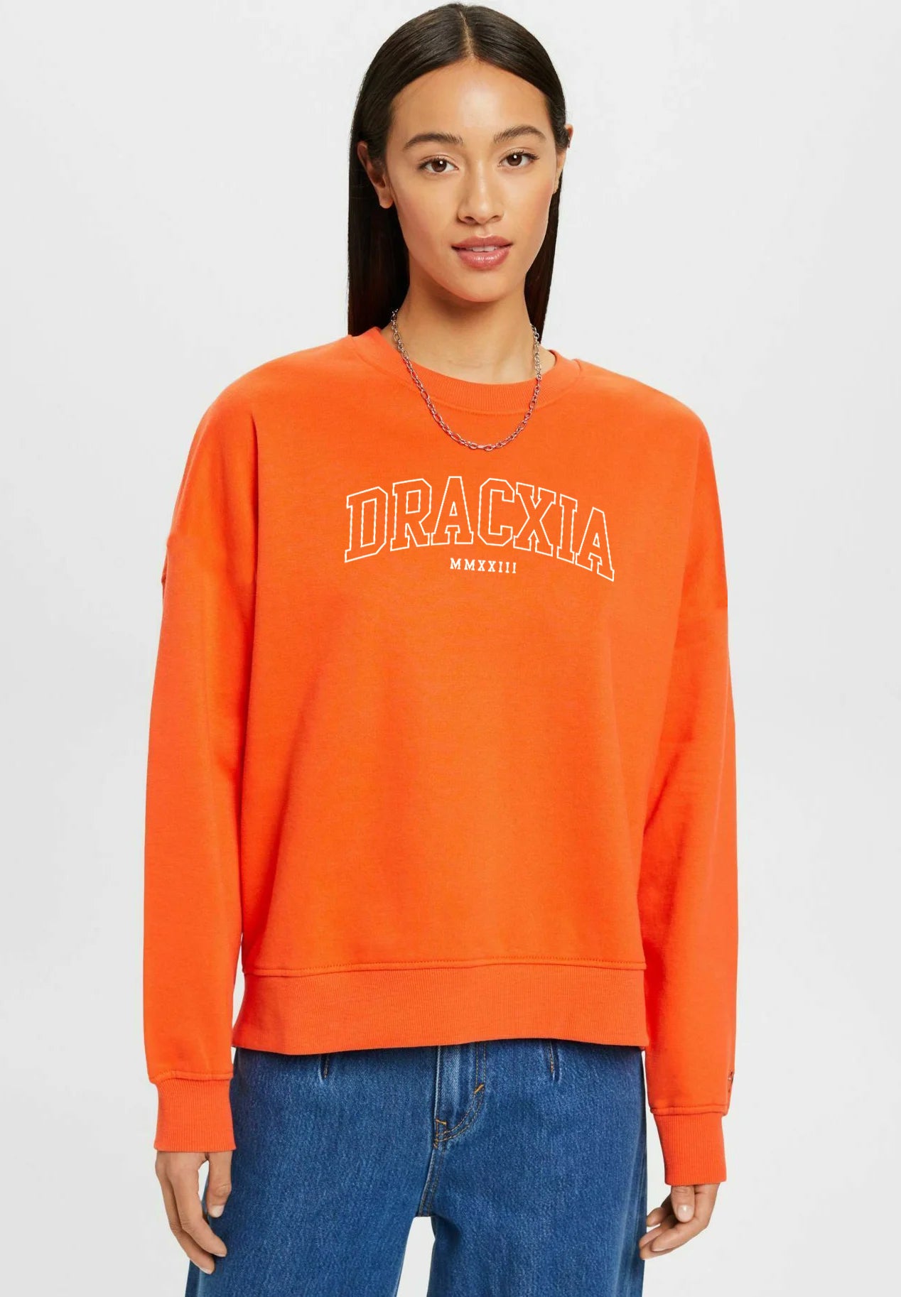 Women's Orange "Release Year" Sweatshirt