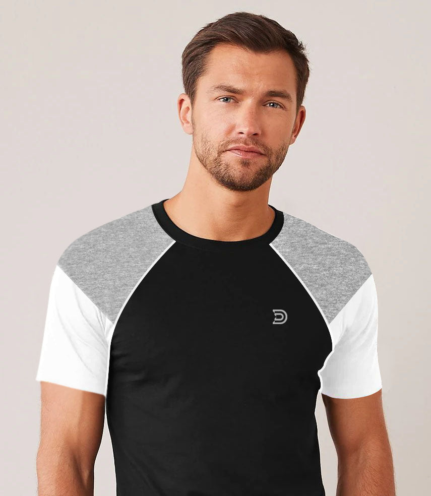 Men's Raglan Fractured T-Shirt