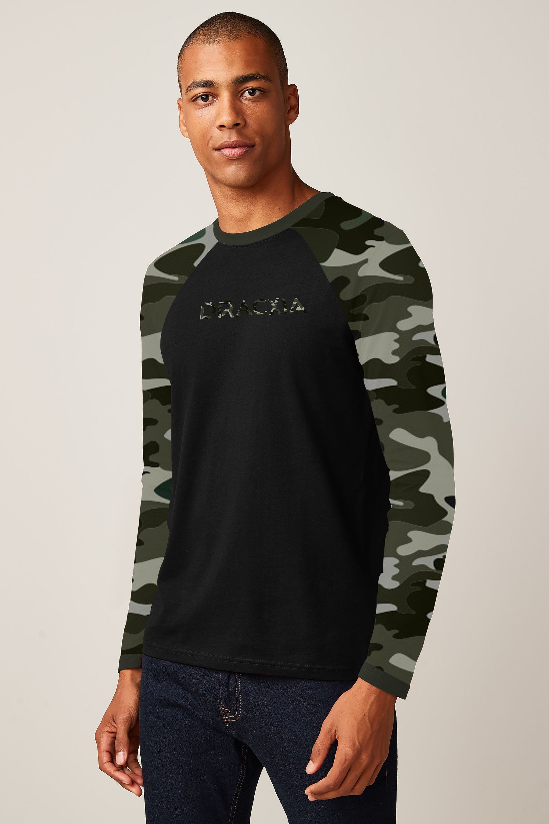 Men's Camouflage/Black Long Sleeve