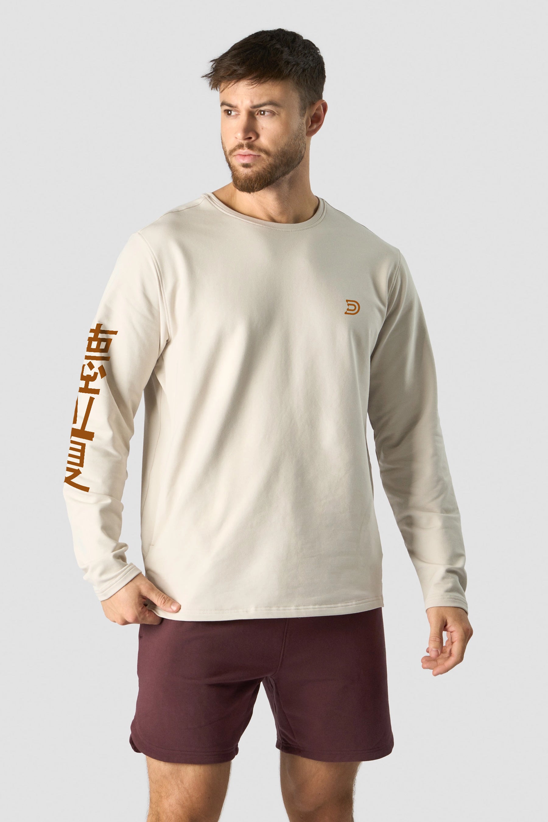 Men's "Creme Colored" Long Sleeve